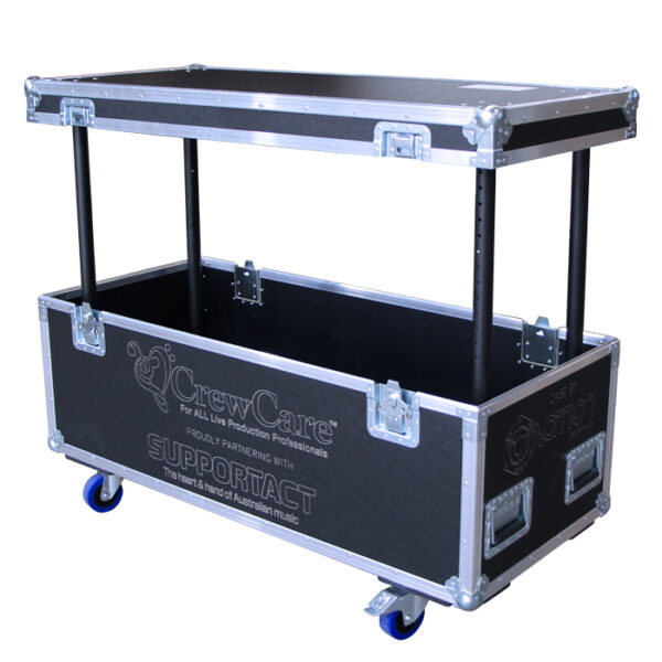 Multipurpose Packer with Removable Lid Including Telescopic Legs to Convert to Table Top - Black - Image 4