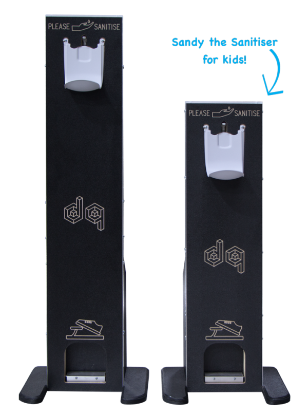 Adult-sized Foot Pedal Ovation SaniStation Hand Sanitiser Dispenser - Image 2