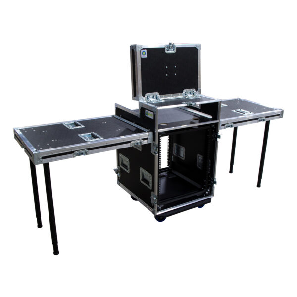 Ovation Custom 12RU Anti-Shock Case with Lift-Up Monitor Lid, Removable Front and Back Covers as Side Tables - Image 5