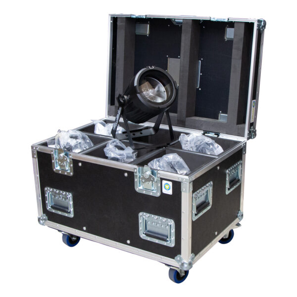 Ovation Custom 6 Unit Silver Star LED PixPar 3 Case