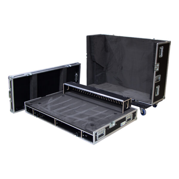 Ovation Custom 3 Piece Case for A&H dLive S7000 Console with Castorboard - Image 2