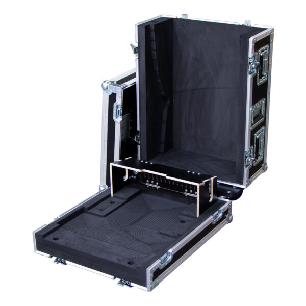 Ovation Custom 3 Piece Allen & Heath SQ-5 Console Case with Dogbox and Castors - Image 3