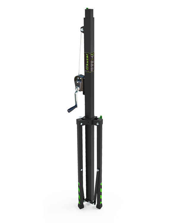 3m/80kg Kuzar Telescopic Towerlift - Black - Image 4