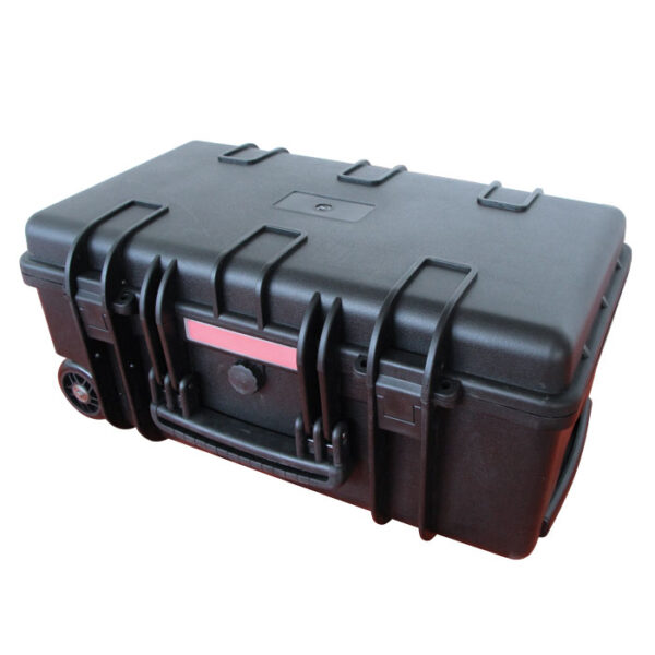 Polypropylene IP67 Utility Hard Case 521x278x190mmID with Easy-Cut Foam Inserts; Pull-up Handle and Rolling Wheels - Image 2