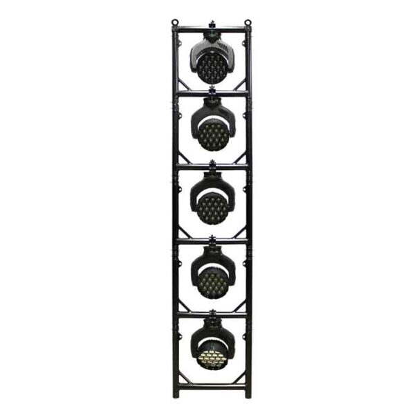 F01 Modular 1100mmW U-Frame with Conical Spigot, Pins & R-Clips - Black - Image 4