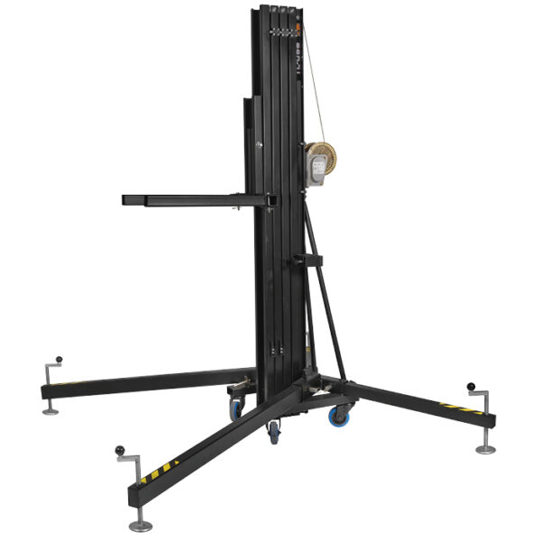 6.0m / 200kg Front Load Towerlift - Black