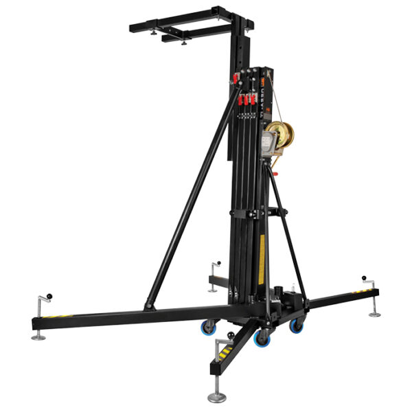 5.5m/220kg Line Array Towerlift - Black