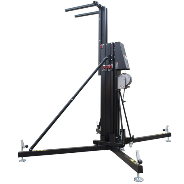 8.2m/400kg Line Array Towerlift - Black