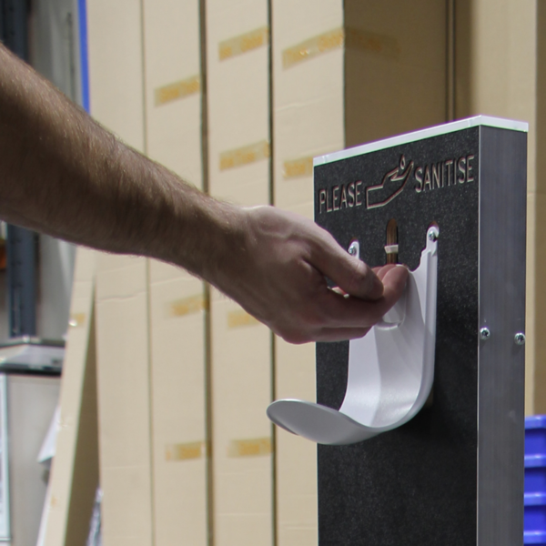 Adult-sized Foot Pedal Ovation SaniStation Hand Sanitiser Dispenser - Image 3