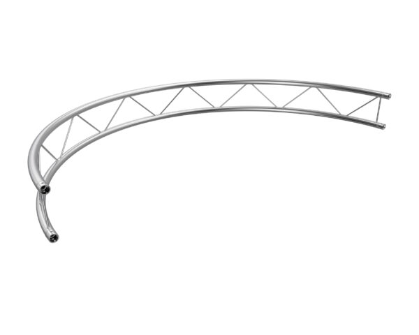 F22 Flat 1.0mR (2.0mØ) 180° Radial Truss - Vertical (2 parts to a Circle)