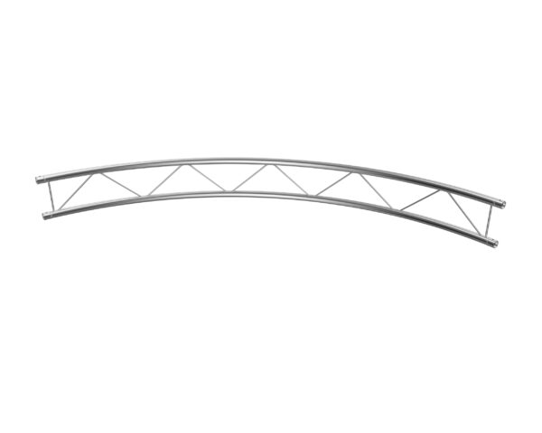 F22 Flat 1.0mR (2.0mØ) 90° Radial Truss - Vertical (4 parts to a Circle)