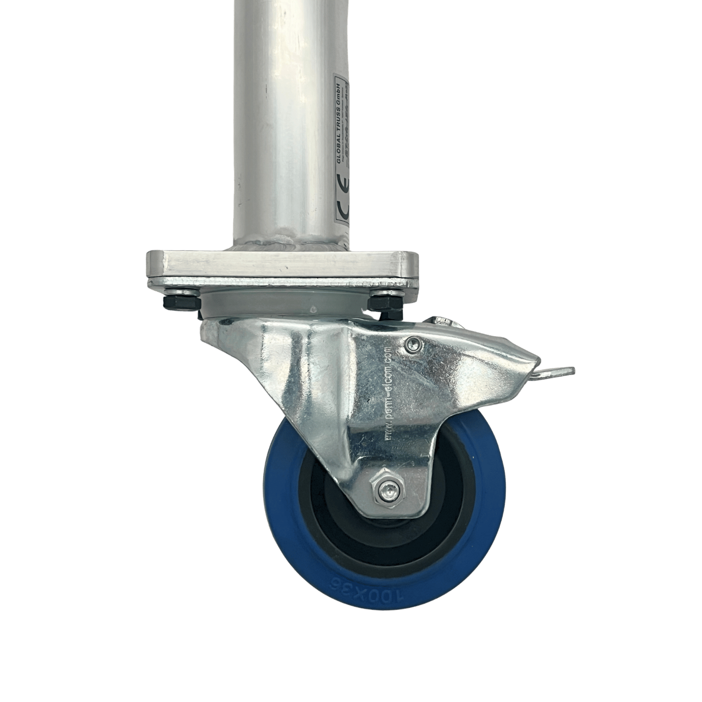 Performer Stage mobile leg with brake castor for 330mm high stages.