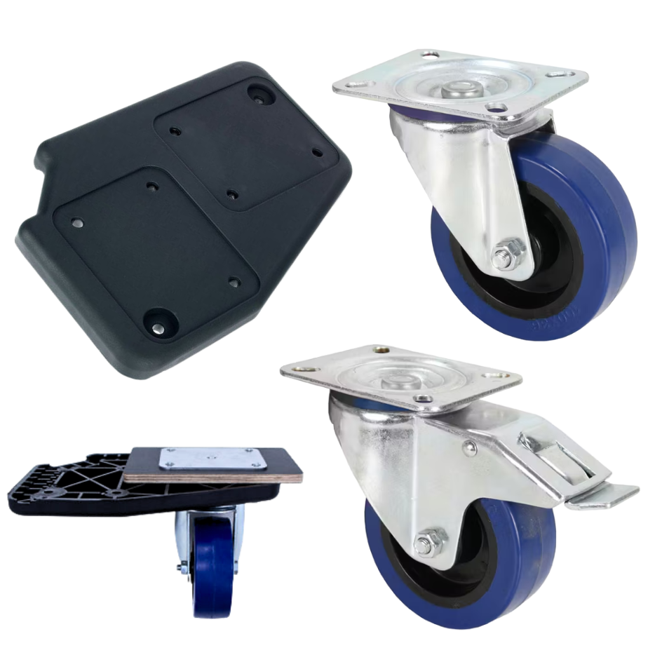 Ovation Castors and Castor Backing Plates