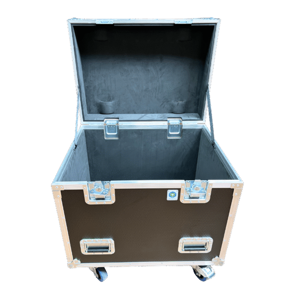 Mother Trucker Packer 800mmW x 600mmD x 800mmH OD showing foam-lined interior, lid open