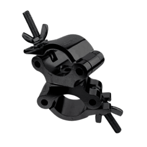 50mmØ Heavy Duty (500kg) 0°/45°/90° Incremental Locking Swivel Coupler - Black