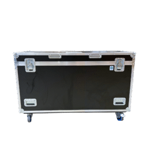 Mother Trucker Packer 1500mmW x 600mmD x 955mmH OD, Foam Lined - Black 12mm Hex Ply With Two Wooden Dividers