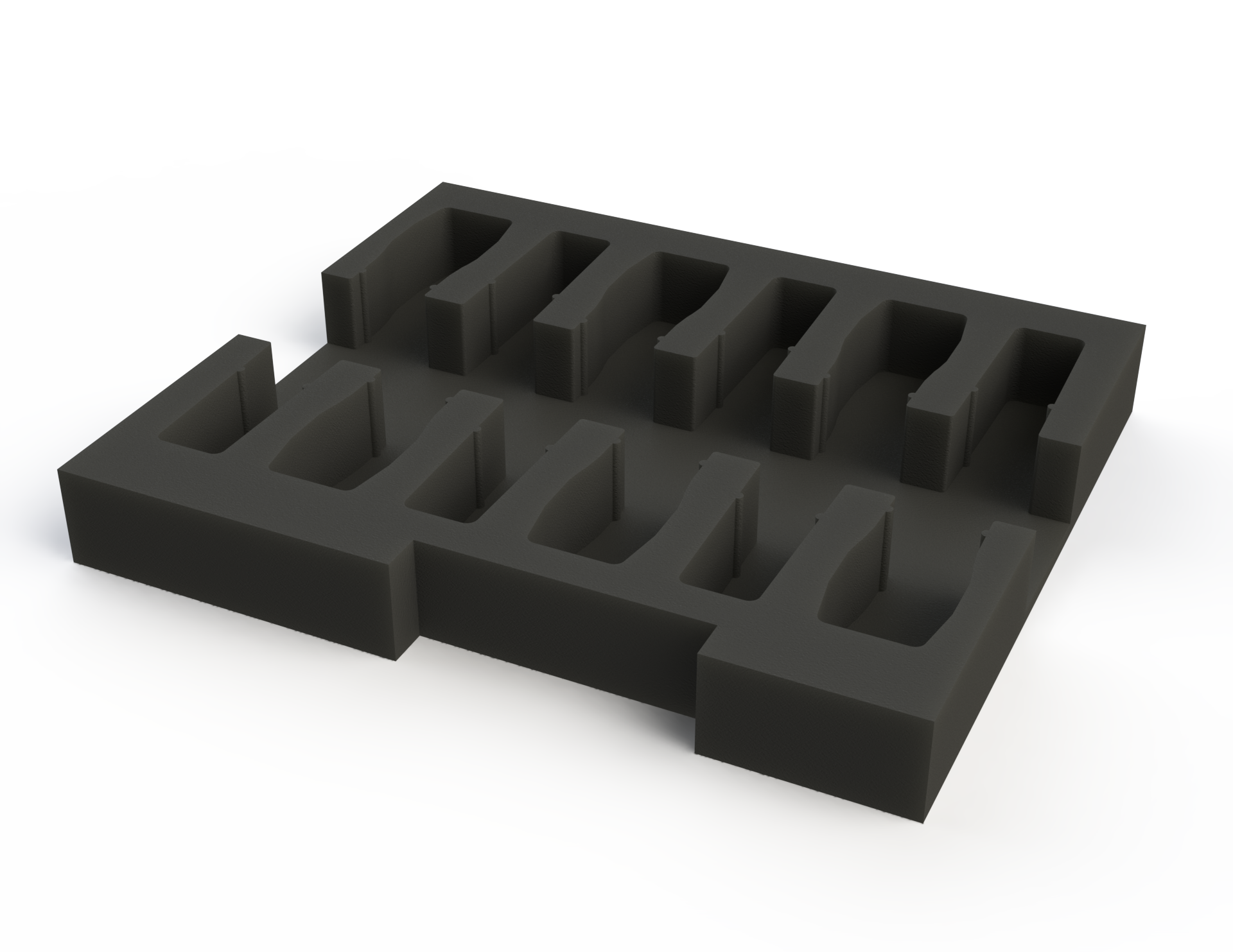 CNC Insert: 6 x Sennheiser Wireless Handheld Microphones into ES-AC-RD2UB-LR - Image 2