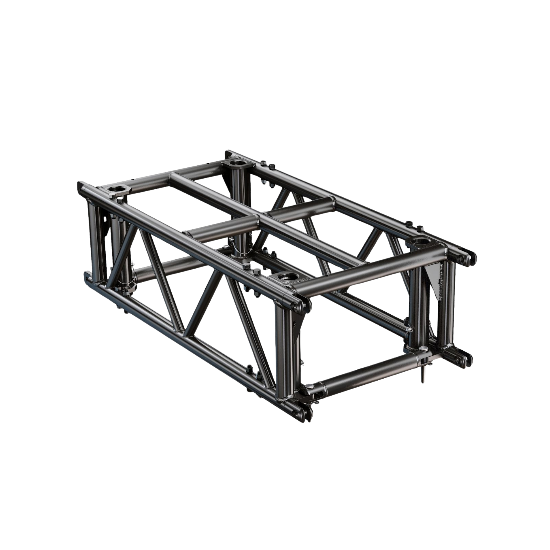 PR64 1.22m (4') Pre-Rig Linear Truss & Dolly including Pins & Clips - Black - Image 2