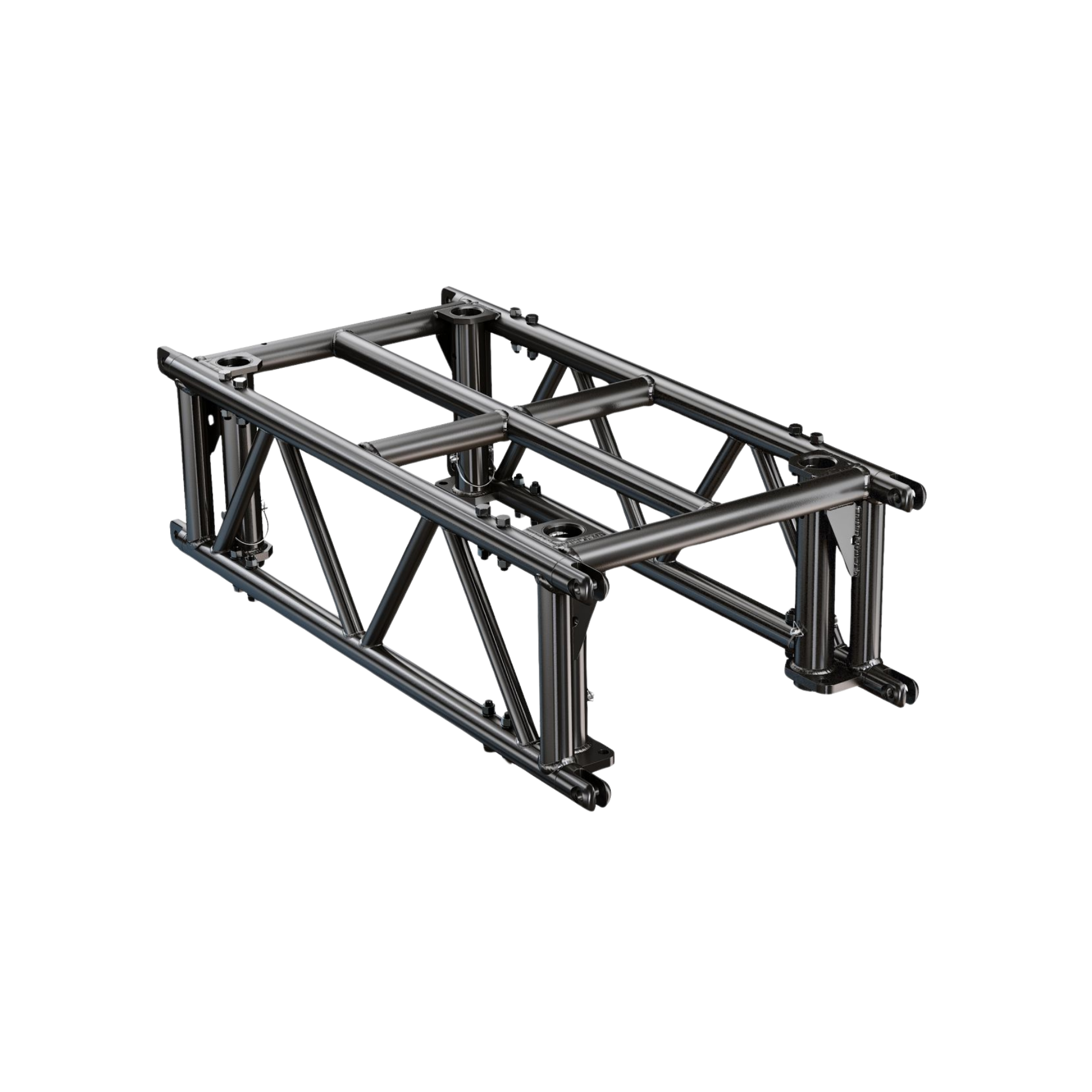 PR64 1.22m (4') Pre-Rig Linear Truss & Dolly including Pins & Clips - Black - Image 3