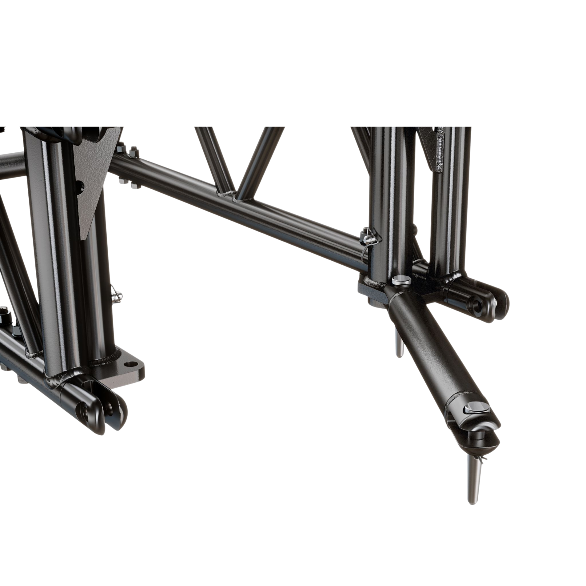 PR64 1.22m (4') Pre-Rig Linear Truss & Dolly including Pins & Clips - Black - Image 4