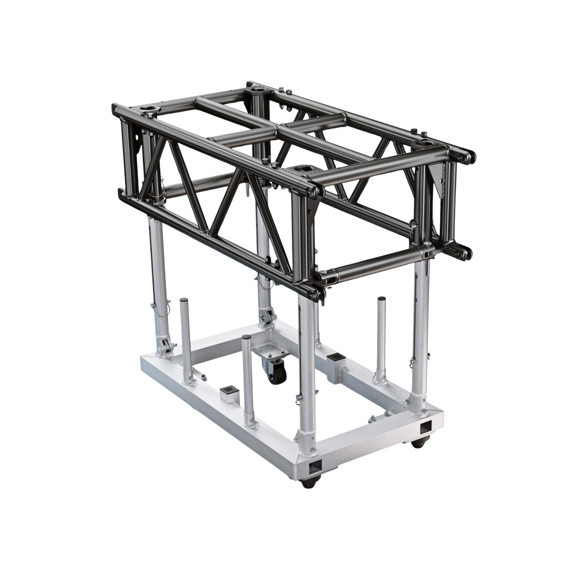 PR64 1.22m (4') Pre-Rig Linear Truss & Dolly including Pins & Clips - Black