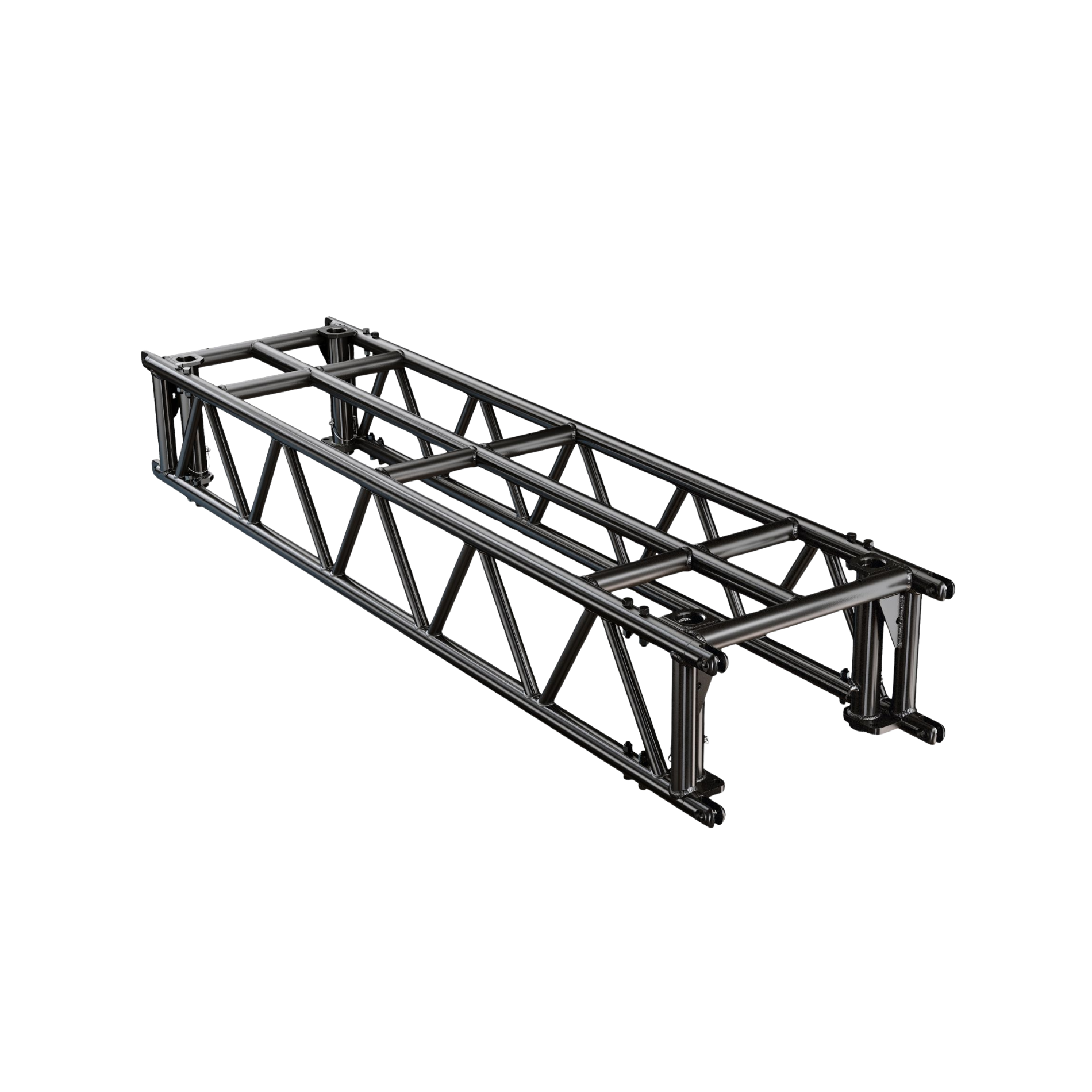 PR64 2.44m (8') Pre-Rig Linear Truss & Dolly including Pins & Clips - Black - Image 4