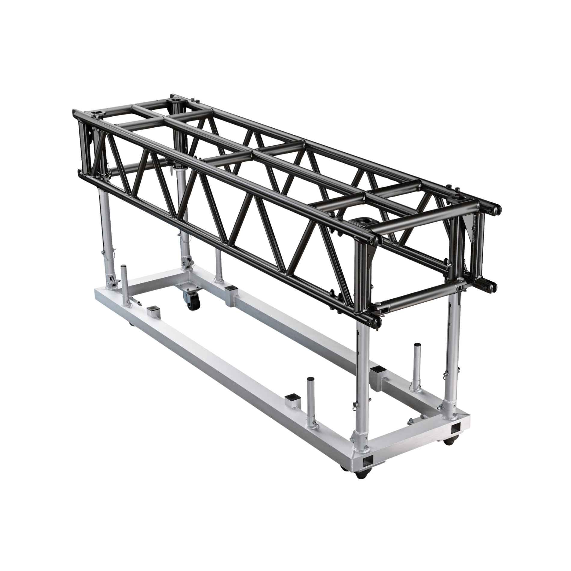 PR64 2.44m (8') Pre-Rig Linear Truss & Dolly including Pins & Clips - Black