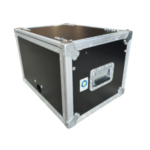 Ovation 6RU 19-inch rack mount case with slide-away doors – OV-RM-OVUN-6RU400