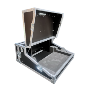 Ovation touring case for Blackmagic ATEM Television Studio HD8 live production switcher designed for broadcast and event production workflows.