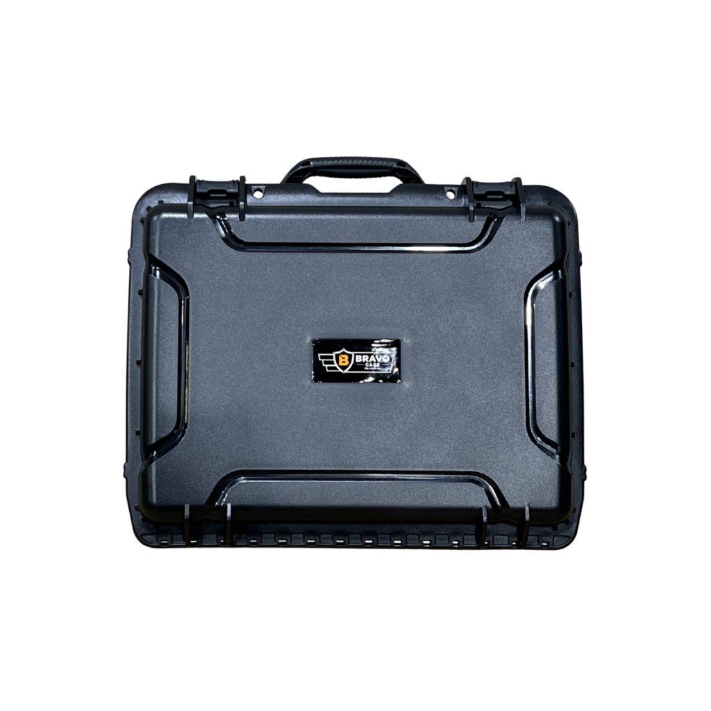 Shane Bravo BV-524221 IP67 waterproof hard equipment case with integrated carry handle and rugged protective shell