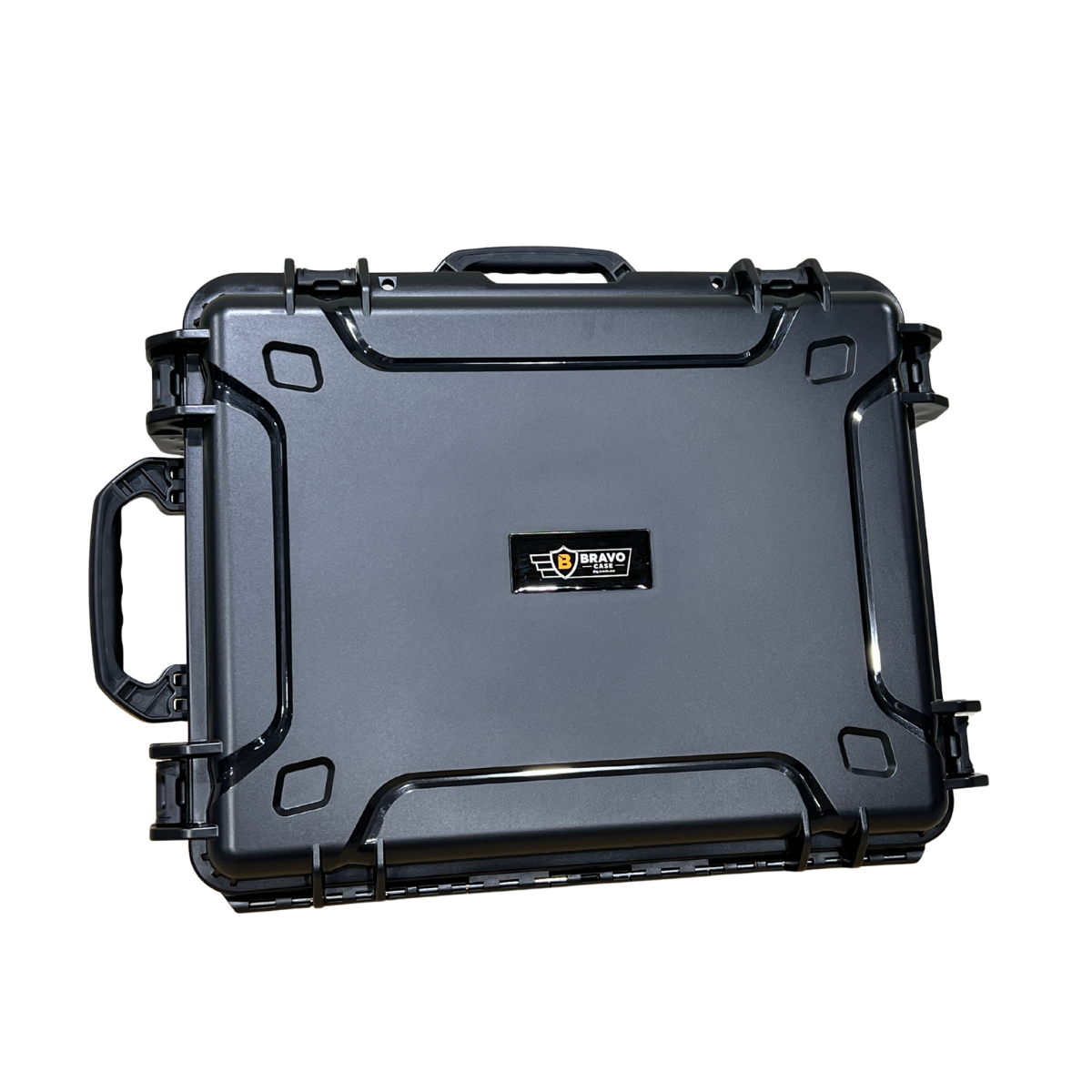 Bruce Bravo BV-675336 IP67 waterproof wheeled hard equipment case with pull-up handle – front view