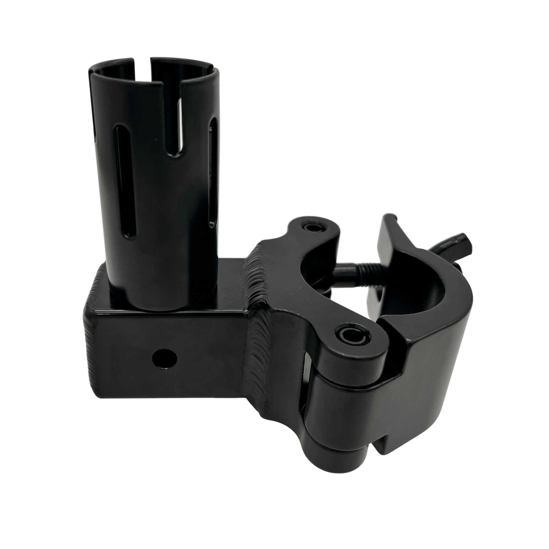 F01-F44 truss to Curtain Call cross bar adaptor with half coupler – black