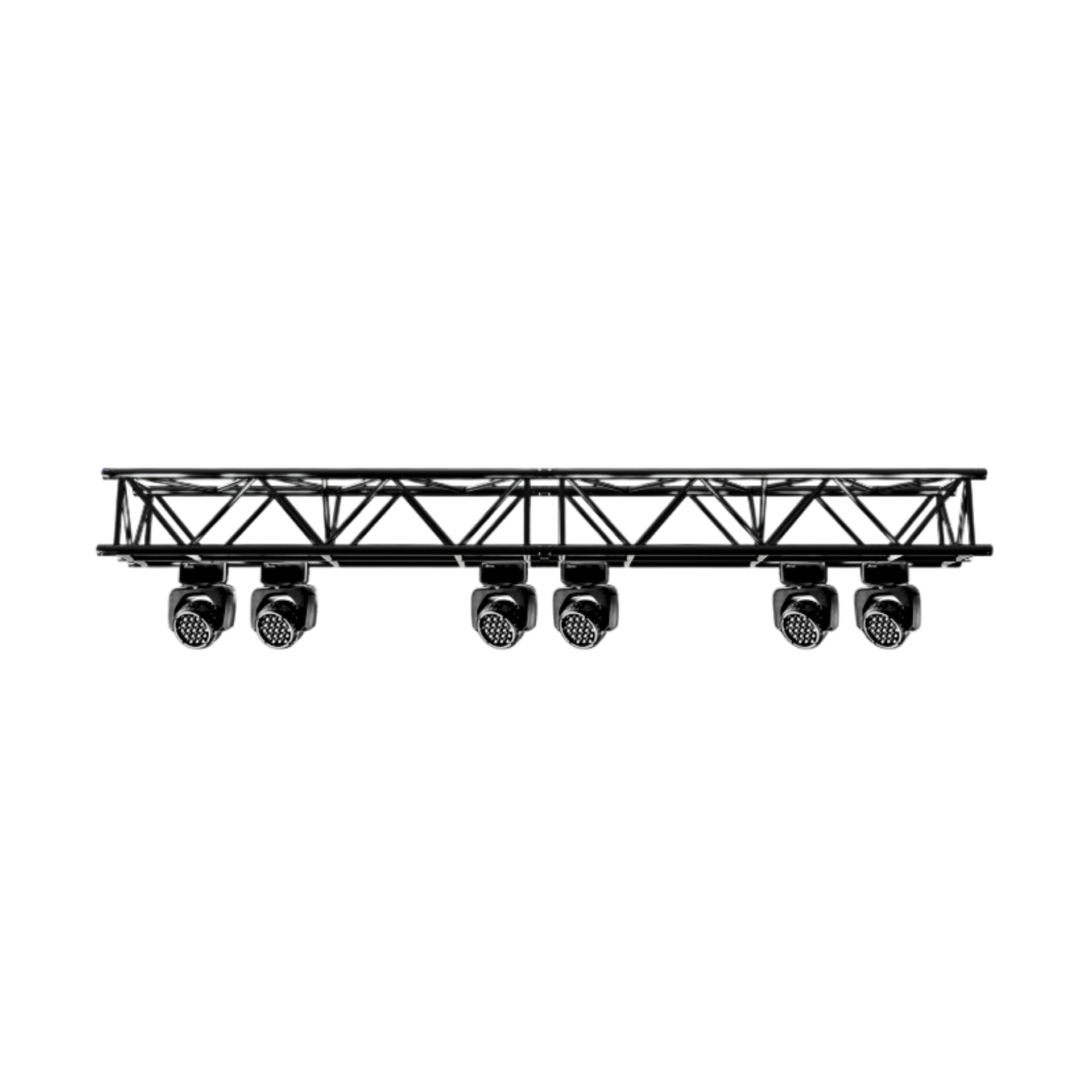 Global Truss F35 5-Chord Truss with lighting fixtures suspended from centre chord