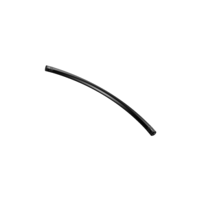 F01 50mmØ 0.5mR (1.0mØ) 90° Radial Tube with Spigots, Pins & R-Clips (4 parts to a Circle) - Black