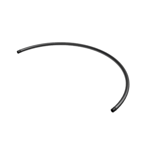 F01 50mmØ 1.0mR (2.0mØ) 180° Radial Tube with Spigots, Pins & R-Clips (2 parts to a Circle) - Black