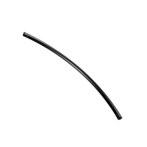 F01 50mmØ 1.5mR (3.0mØ) 90° Radial Tube with Spigots, Pins & R-Clips (4 parts to a Circle) - Black