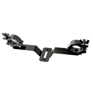 LiteRail F40 Series Internal Truss Adaptor with twin clamps – black